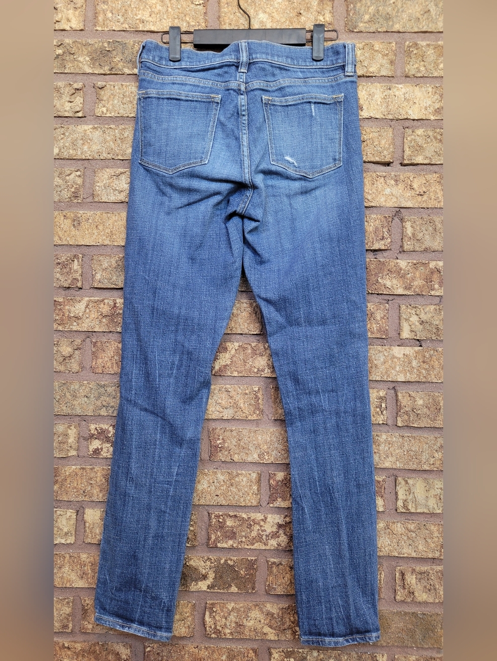 J. Crew Skinny Denim Jeans Distressed Size 26 Cotton Stretch - Picture 6 of 10